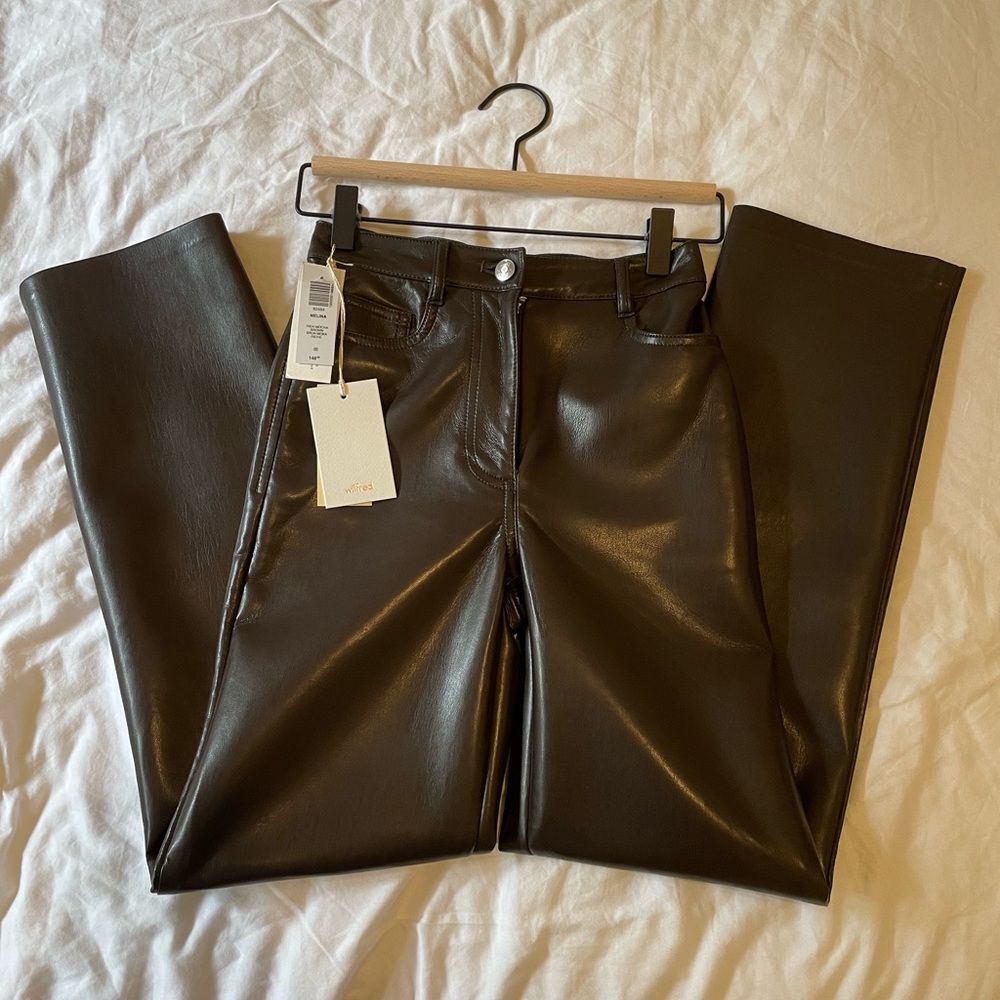Aritzia Melina Leather Pants